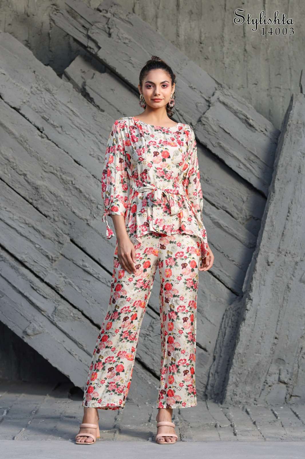 STYLISTA VOL 14 MUSLIN DIGITAL PRINT STYLISH CO ORD SET BY STYLISTA BRAND 14003